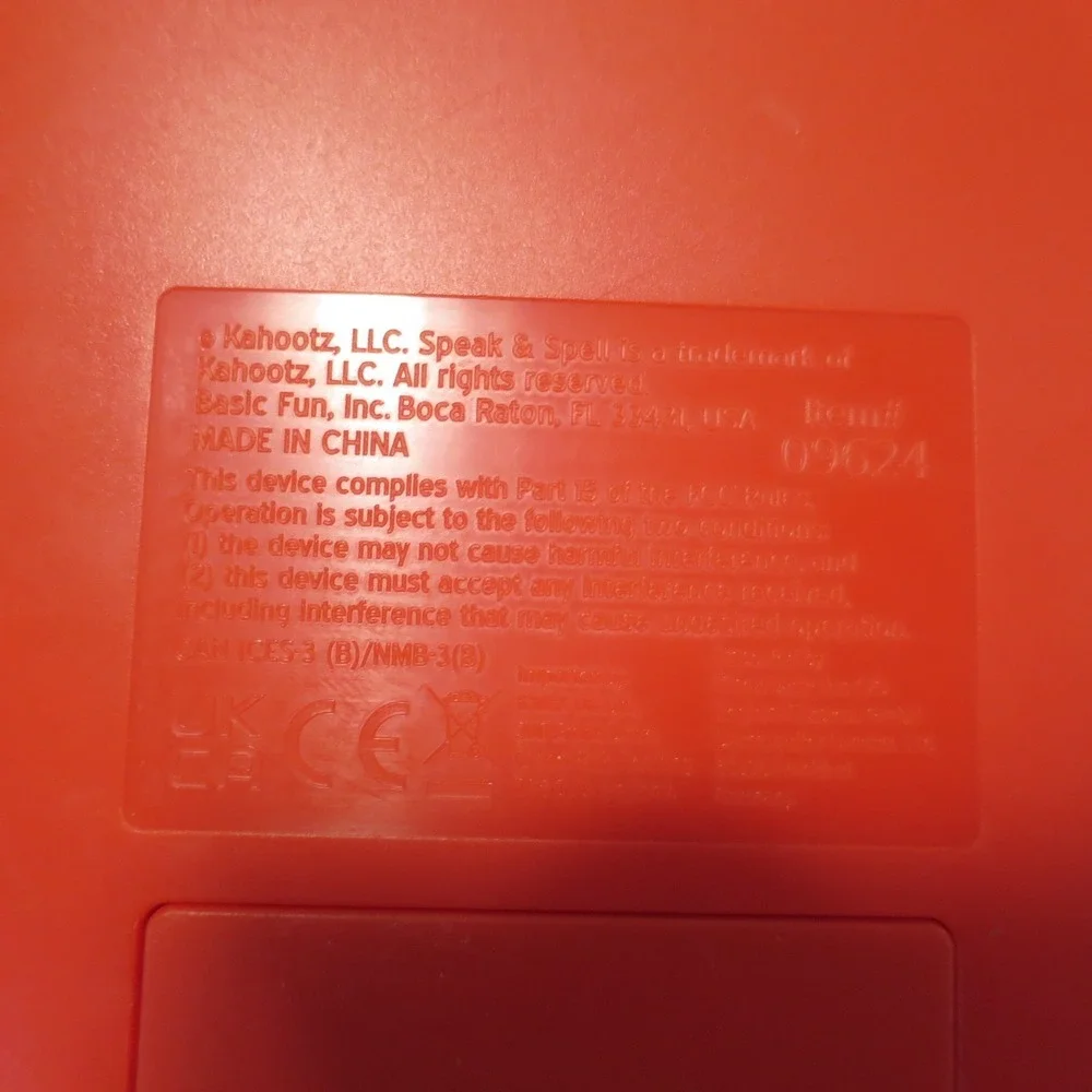 Classic Speak & N Spell Kahootz #09624 Electronic Learning‎ Game Tested Working